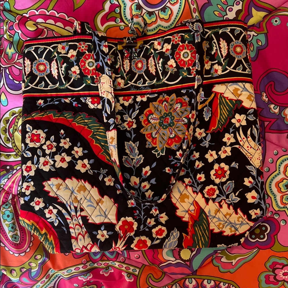 The Original Vera Bradley Tote in Versailles.